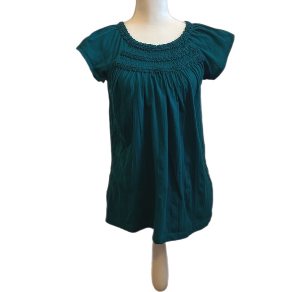 Turquoise Flowy Top by RXB - Picture 1 of 4